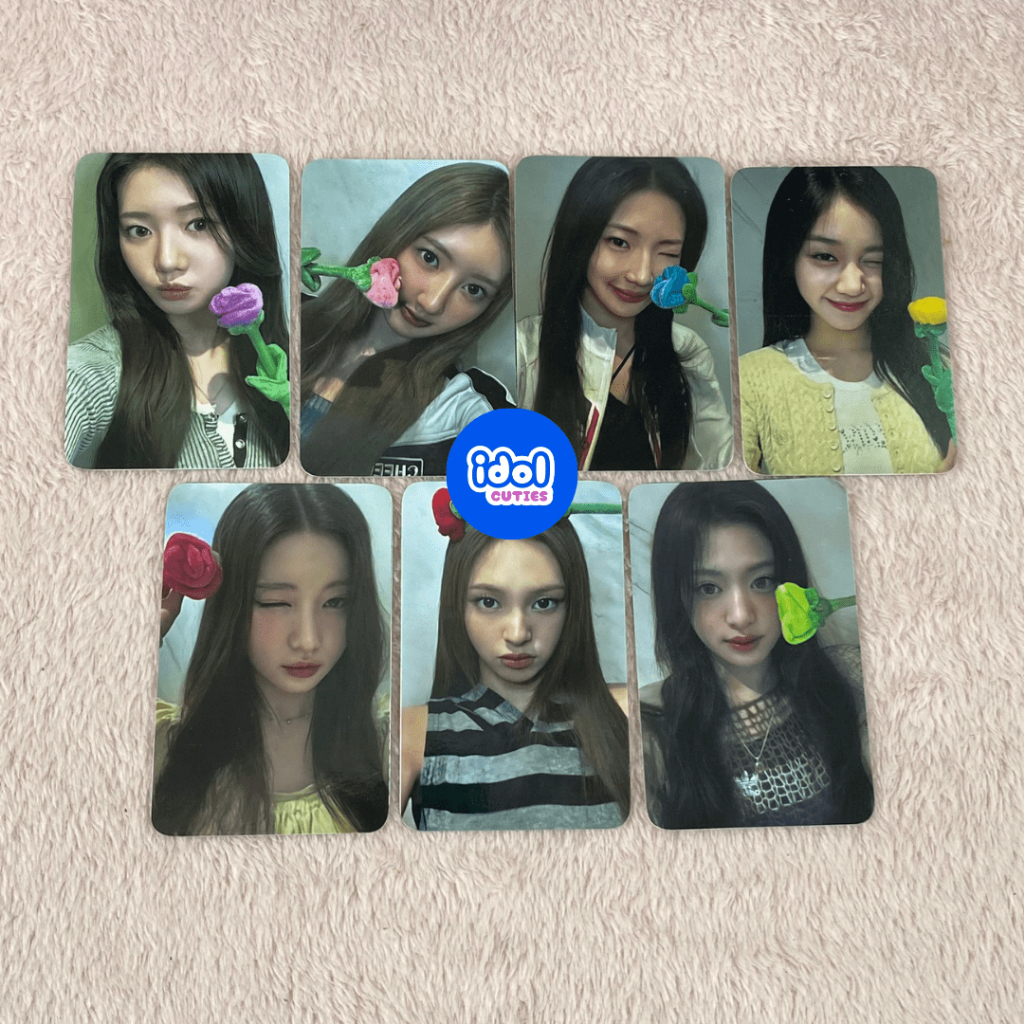 Idol Cuties - Baby Monster (Hoa tulip) loại 1 (size 5.5x8.5) - Card des unoff ảnh bo góc idol