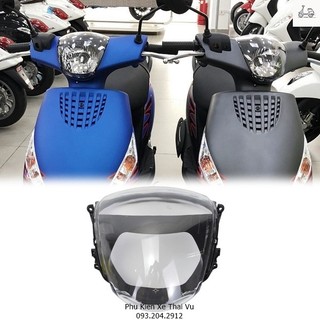 Chụp mặt kính đèn pha cho xe zip