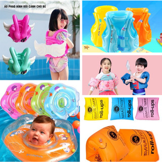 [FREESHIP] BỘ ÁO PHAO - PHAO TAY, CỔ, TOÀN THÂN TẬP BƠI CHO BÉ