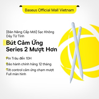 Bút Cảm Ứng Baseus Wireless Charging Stylus Không dây Phiên bản hoạt động Nâng cấp thế hệ thứ hai