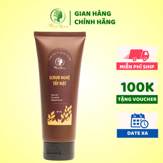 [ Giảm 35K - Đơn 339K ] Scrub Nghệ Tẩy Tế Bào Chết Da Mặt, Giúp Sạch Da và Trắng Da Sâu Từ Bên Trong Wonmom 70g