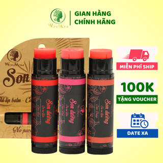 [ Giảm 35K - Đơn 339K ] Son Dưỡng Môi, Làm Hồng và Mềm Mại Môi Cho Mẹ Bầu Wonmom ( Màu Đỏ, Cam, Hồng ) 5g