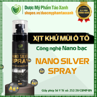  Xịt khử mùi ô tô nano bạc Nano Silver Spray Công nghệ nano bạc khử mùi diệt khuẩn 