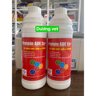  1 chai Protein ADE Ca+ cao đạm giúp gà Sung Căng đỏ khoẻ bung lông bật cựa nuôi gà tơ tăng bo lớn_chai 1lít 