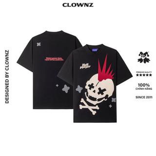 Áo phông ClownZ Hell-Player Patches T-shirt cotton cao cấp áo thun nam nữ unisex