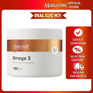 Viên uống dầu cá ostrovit omega 3, bổ sung epa / dha, nhập khẩu ba lan