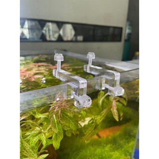 Giá đỡ nắp bể cá, miếng kẹp kính mica đỡ nắp bể, Kẹp Mica Giữ Lưới, chân mica đậy Hồ
