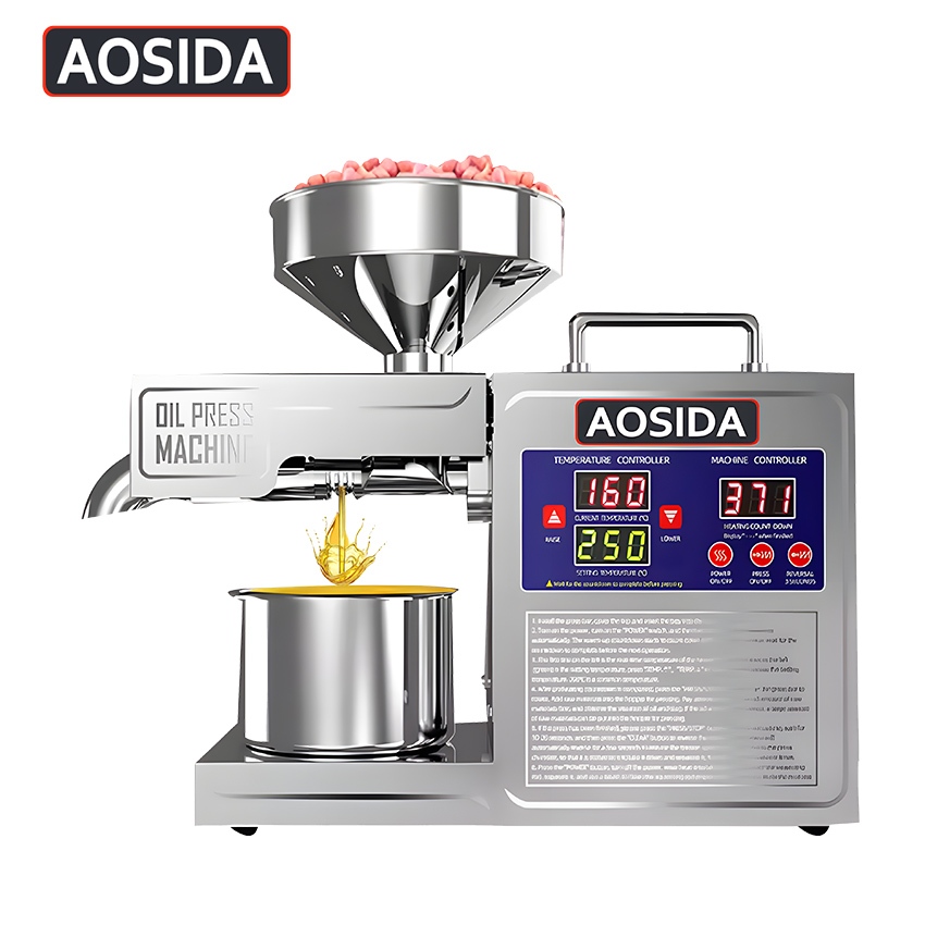 BẢO HÀNH 12 THÁNG. Máy ép dầu cao cấp dùng cho gia đình, quán ăn. Thương hiệu Anh Quốc cao cấp Aosid