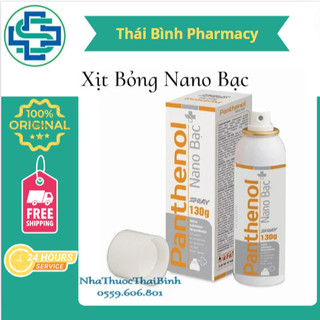Xịt Bỏng Panthenol chai 150ml dạng bọt tuyết,  hỗ trợ xịt bỏng, hỗ trợ nhanh lành vết thương