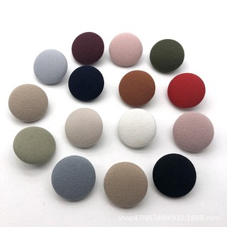 Khuy bọc vải, cúc bọc vải, nút bọc vải, phụ kiện cúc bọc trang trí, khuy bọc handmade, cúc bọc nhiều màu