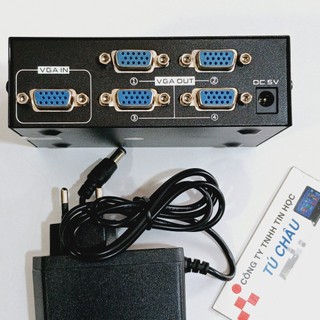 Bộ chia VGA 1 ra 2 / Bộ chia VGA 1 ra 4 (VGA Splitter 200Mhz VGA VIDEO Splitter)