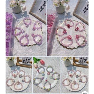 Vòng tay kuromi melody cinamon gấu dâu hoạt hình siêu yêu cho bé