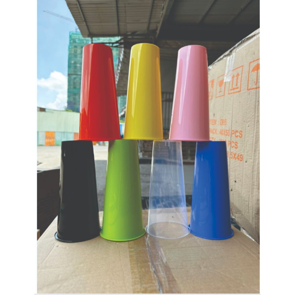 50 Ly tim 700ml cứng, ly tim 700 màu, ly tim nhập 700ml kèm nắp Φ90 siêu cute