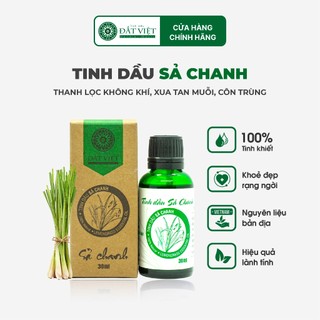 Tinh dầu Sả Chanh Nguyên Chất Đất Việt thanh lọc không khí, dưỡng tóc và xua đuổi côn trùng