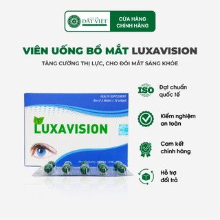 Viên uống bổ mắt Luxavison hộp 30 viên hỗ trợ tăng cường thị lực và hạn chế lão hóa mắt