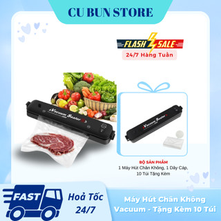 Máy Hút Chân Không Kiêm Hàn Miệng Túi Vacuum Sealer - Hàng nội địa bảo hành 1 đổi 1