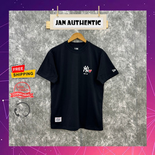 Áo Thun NEW ERA NY Tim Đen Chính Hãng | Jan.Authentic