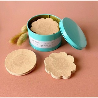 1 cặp miếng dán ti giấy hình hoa, miếng dán nhũ hoa 6cm dùng 1 lần
