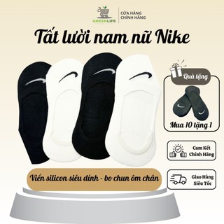 Tất lười nam nữ, combo 5 đôi tất vớ ni.ke thể thao dệt lưới thoáng khí