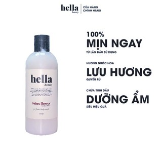 Sữa Tắm Nước Hoa Thơm Lâu Trắng Da Hella Beauty An Toàn Cho Da Nhạy Cảm 310g