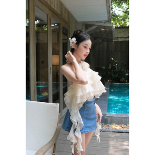 SET YẾM VOAN MIX CHÂN VÁY JEAN
