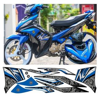 tem exciter 135 LC V6 đỏ