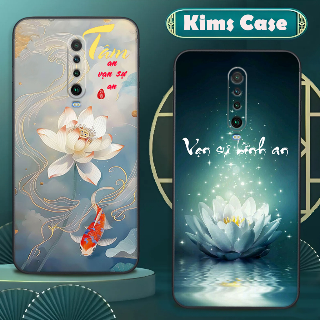 Ốp lưng Xiaomi Redmi K20 / K20 PRO / MI 9T / K30 / K30 5G thư pháp tâm an,tài lộc,phong thủy giá rẻ đẹp/Kim Case