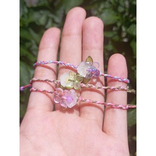 Florafly 🌸🦋🌿Vòng tay mix hạt nhựa 🌸🦋🌿
