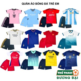Quần Áo Bóng Đá Trẻ Em Đồ Đá Banh Cho Bé Siêu Dễ Thương Thun Lạnh Cao Cấp Thể Thao Đương Đại