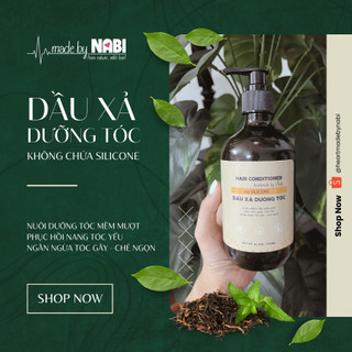 Dầu Xả Handmade kích mọc tóc, ngăn gãy rụng, không chứa silicon heartmade by NABI