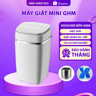 Máy giặt MINI nhỏ gọn - giặt giày , vắt ,ánh sáng xanh khử khuẩn - bảo hành 12 tháng