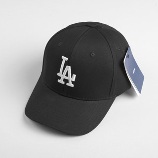 Mũ Nón lưỡi trai MLB Meowist chất liệu vải kaki logo LA Black , nón lưỡi trai Thể Thao Hàn Quốc