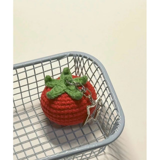 [𝙊𝙧𝙙𝙚𝙧]Móc Khoá Quả Cà Chua Bằng Len - Handmade🧶