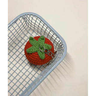 [𝙊𝙧𝙙𝙚𝙧]Móc Khoá Quả Cà Chua Bằng Len - Handmade🧶