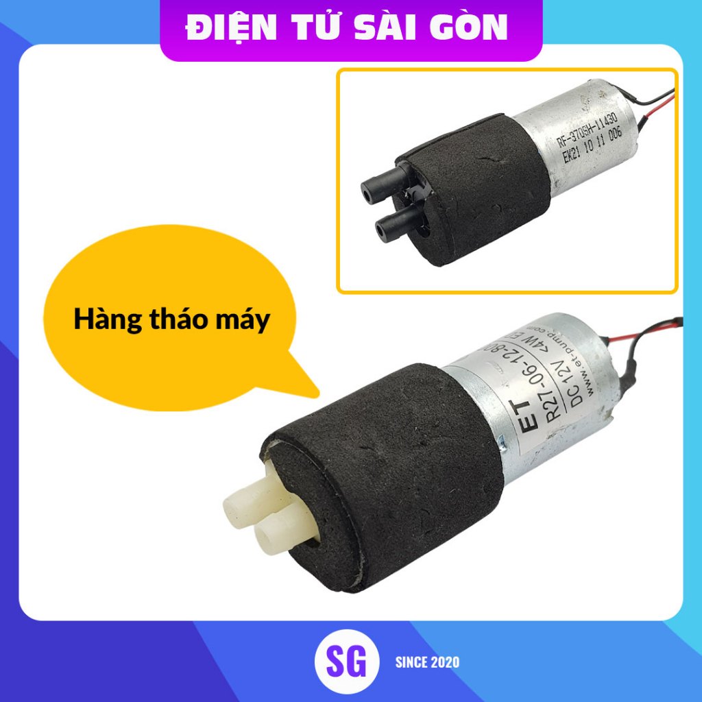 Bơm nước tự mồi tháo máy 370 12V