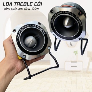 Cặp Loa Nhỏ Siêu Treble Titanium Super HT-666 - Công Xuất 100W, Tụ Xịn Lọc Treble 3,3UF, Lọc Âm Tốt, Chất Lượng Cao Cấp