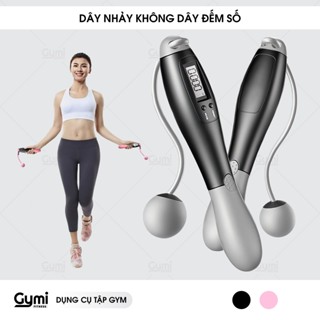 Dây Nhảy Thể Dục, Không Dây Đếm Số Vòng Tự Động Calo & Km, bóng lớn 65mm, 4 Chế Độ