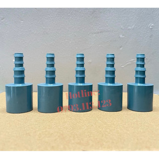 50 cái nối ống 21-27 ra đuôi 8 ly - 10 ly pvc