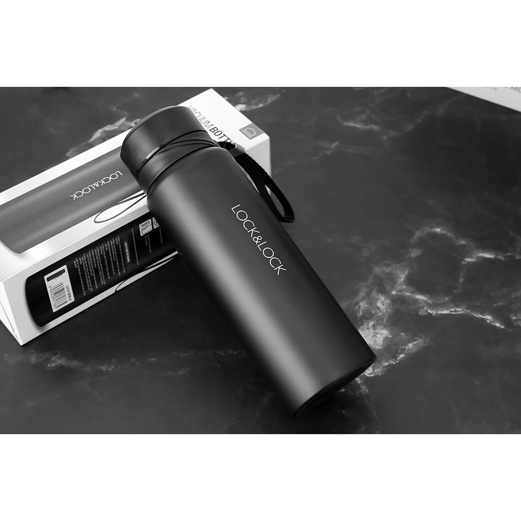 Bình giữ nhiệt LocknLock 800ml LHC6180BLK màu Đen, Hàng chính hãng, lưới lọc trà, dây treo- JoyMall | BigBuy360 - bigbuy360.vn
