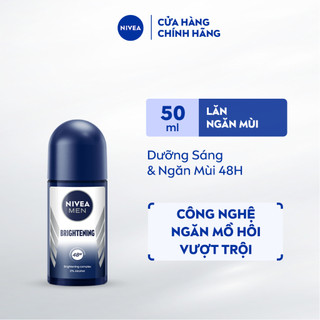 Lăn Ngăn Mùi NIVEA MEN Brightening Sáng Da (50 ml) - 83748