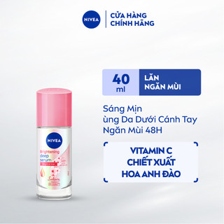 Lăn Ngăn Mùi NIVEA Serum Trắng Mịn Hương Hoa Anh Đào (40 ml) - 85306