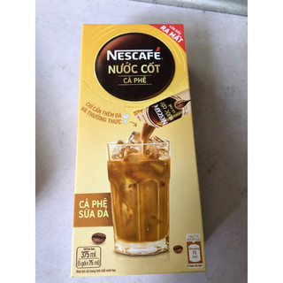 Nescafe nước cốt cafe 375ml(5gói x 75ml)