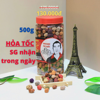 (HỎA TỐC) (Hũ 500g) Đậu phộng thập cẩm 30 vị CHOUCHOU PHÚ QUỐC ÔNG TÂY - Đặc sản Phú Quốc