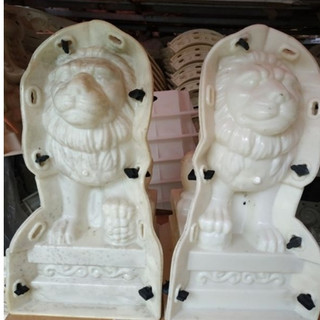 Khuôn đúc bê tông sư tử đôi loại nhỏ kích thước 18x38cm