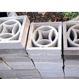 Combo 3 Khuôn đúc gạch bê tông kích thước 20x20cm trang rang trí tường và cửa sổ