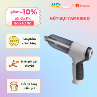 Máy Hút Bụi Mini Cầm Tay tamashio Không Dây Nhật Bản 6 Đầu Hút, Máy hút bụi cầm tay ô tô mini 3 in 1
