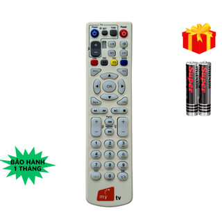 Remote điều khiển đầu thu MyTV mã 01, điều khiển tivi My TV - Tặng kèm pin