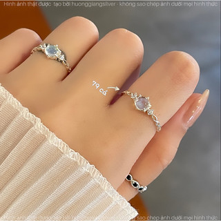 Nhẫn moon bạc s925 (92,5% Bạc)