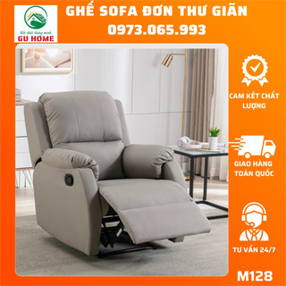 Ghế sofa đơn phòng khách sang trọng Ghế sofa đơn làm nail Ghế Nối Mi Ngả Cơ Giường Nối Mi M128