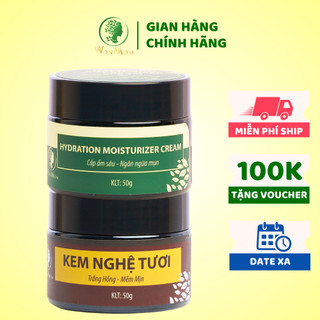 Combo kem dưỡng trắng da ban ngày và ban đêm Wonmom